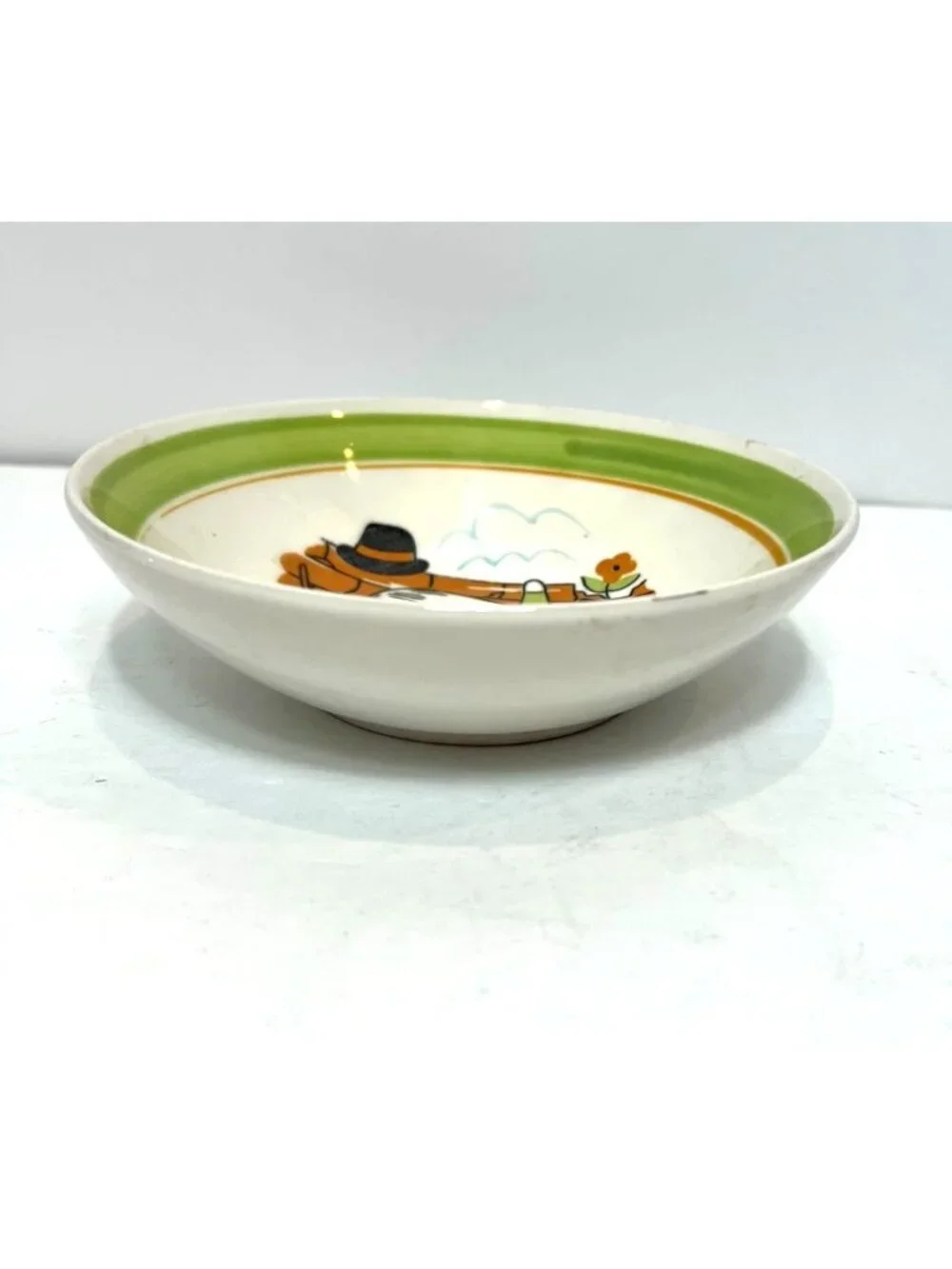 Japan Boeki Antique Humpty Dumpty Story Child's Service Bowl Only Vintage